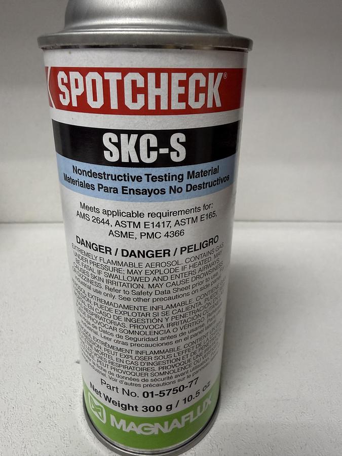 Used (Lot of 3) NEW Magnaflux SpotCheck SKC-S Crack Detection Test Spray 10.5oz GHGC
