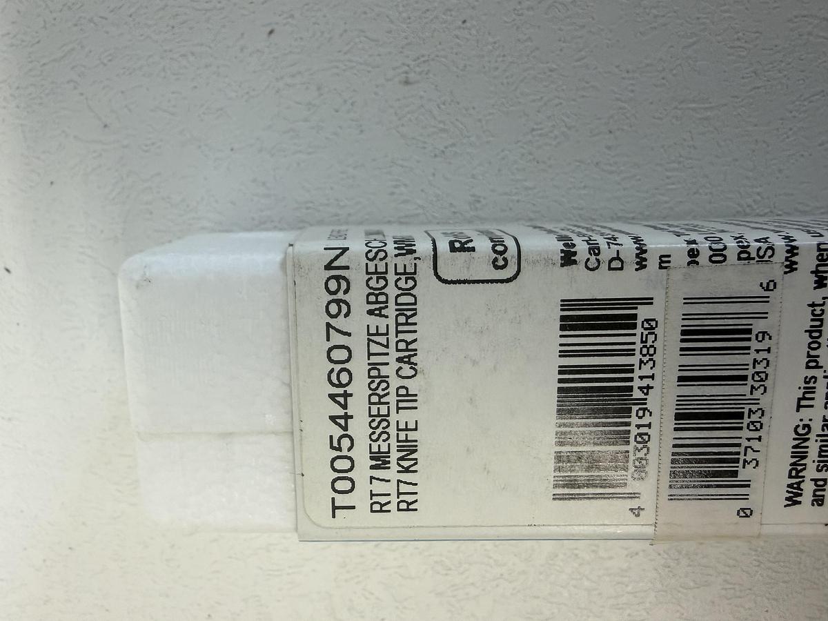 Used Weller RT knife tip Cartridge 2.2 x 45°