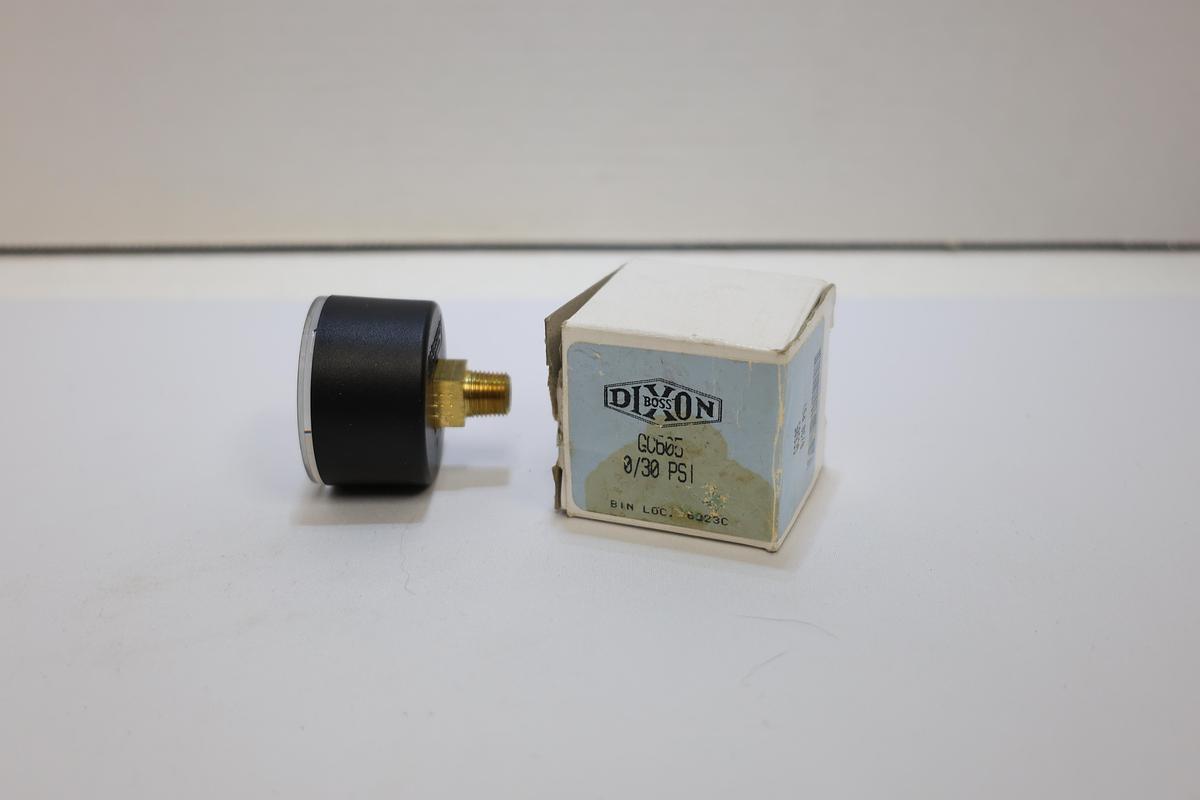 Dixon GC605 Pressure Gauge 0-30 PSI Made in USA NOS Industrial Gauge