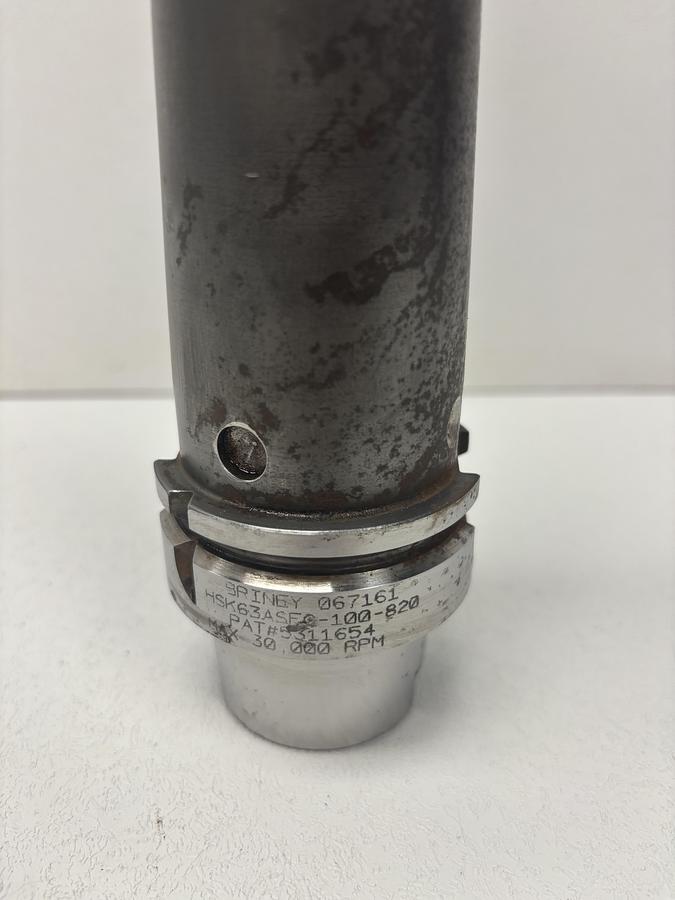 Used Briney Shrink Tool Fit Holder HSK63ASFC-100-820 GHC-28