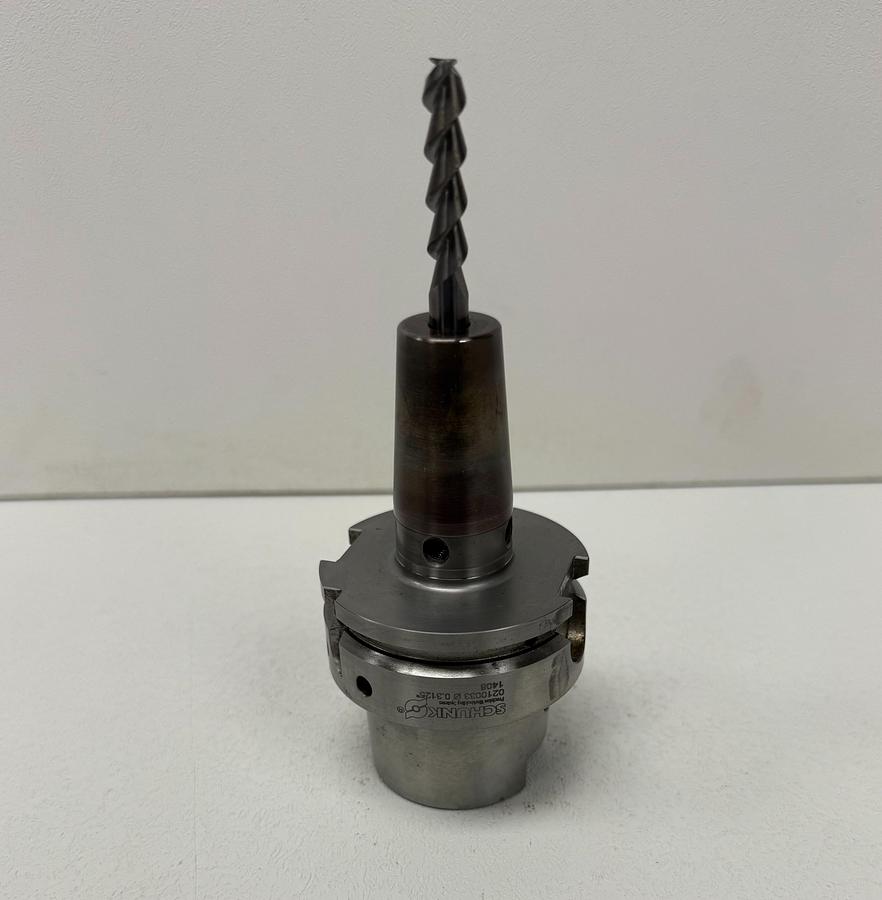 Used Schunk HSK63A Shrink Fit Toolholder 0210033 0.3125" 1408 GHA-109