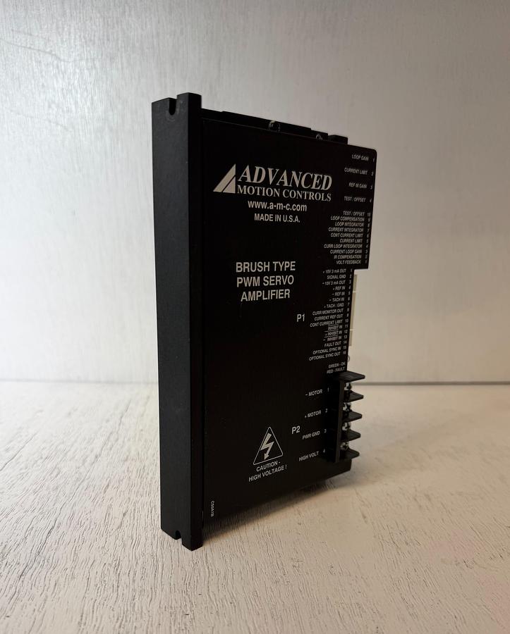 Used Advanced Motion Controls C50A1B Brush Type PWM Servo Amplifier GHA-180 