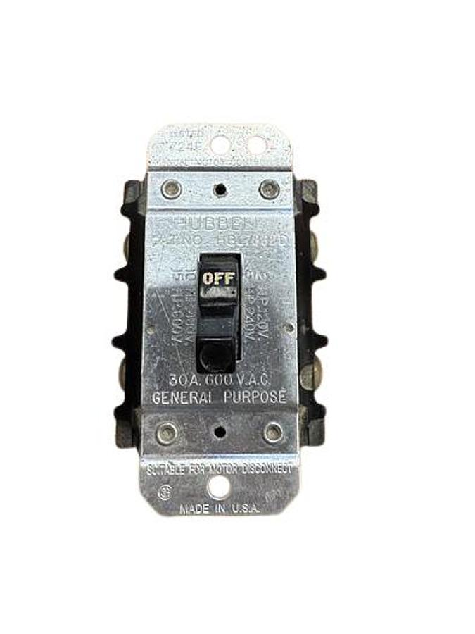 Used HUBBELL HBL7832D Manual Motor Controller 