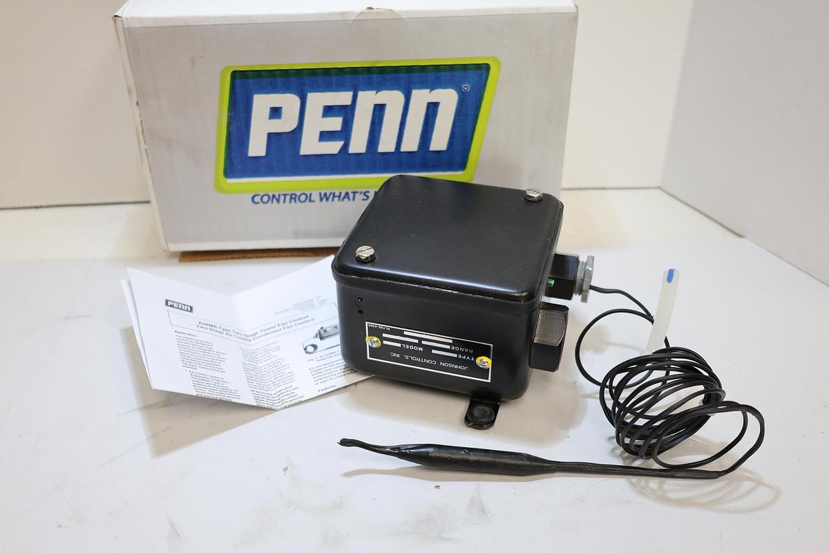 Johnson Controls PENN A28MA Two-Stage Fan Control 40-120°F New NOS