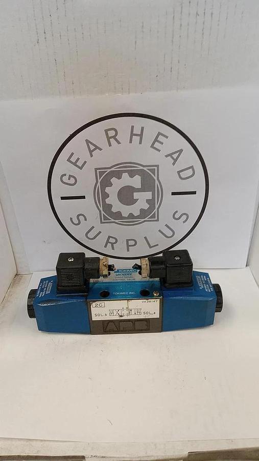Used Tokimec Vickers DG4V-3-2C-M-U1-T-7-50 Directional Control Valve GHA-29