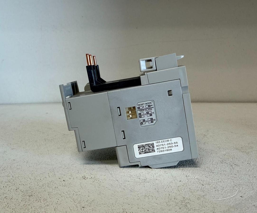 Used Allen Bradley E1 Plus Overload Relay 193-EEDB, 3.2-16A GHGC-15
