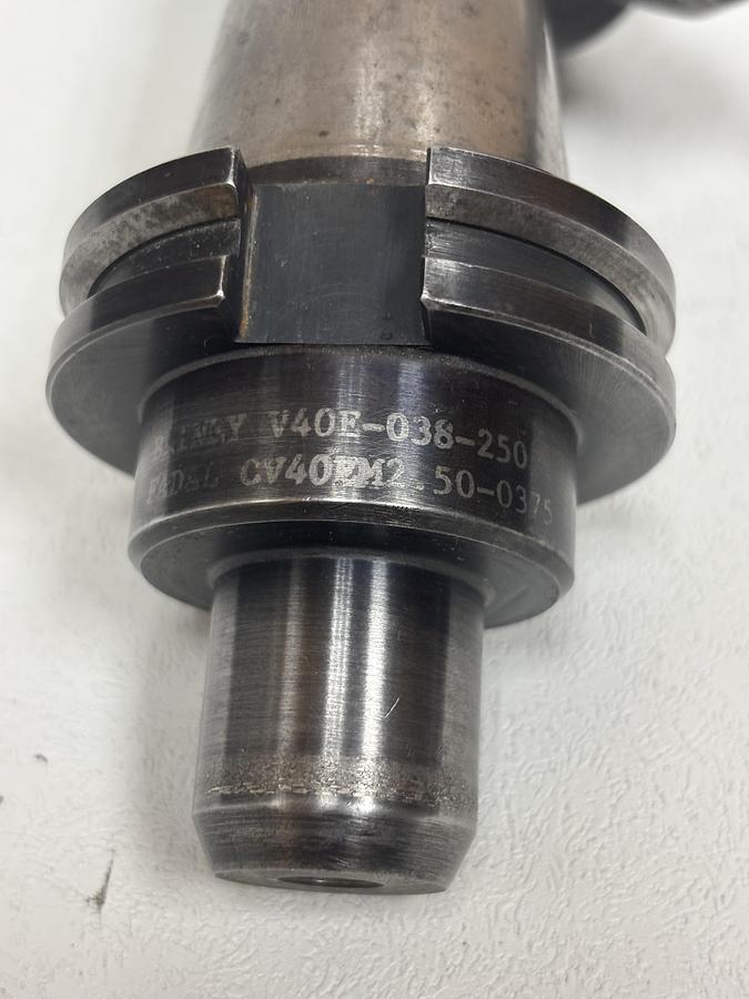 Used Briney V40E-038-250 – CAT40 Shrink Fit Tool Holder GHC-31
