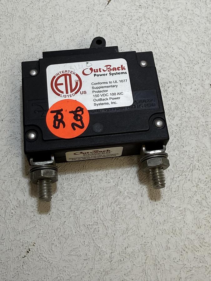 Used Carling Technologies DP-4094 80A 125V 1-Pole Circuit Breaker GHGC-2
