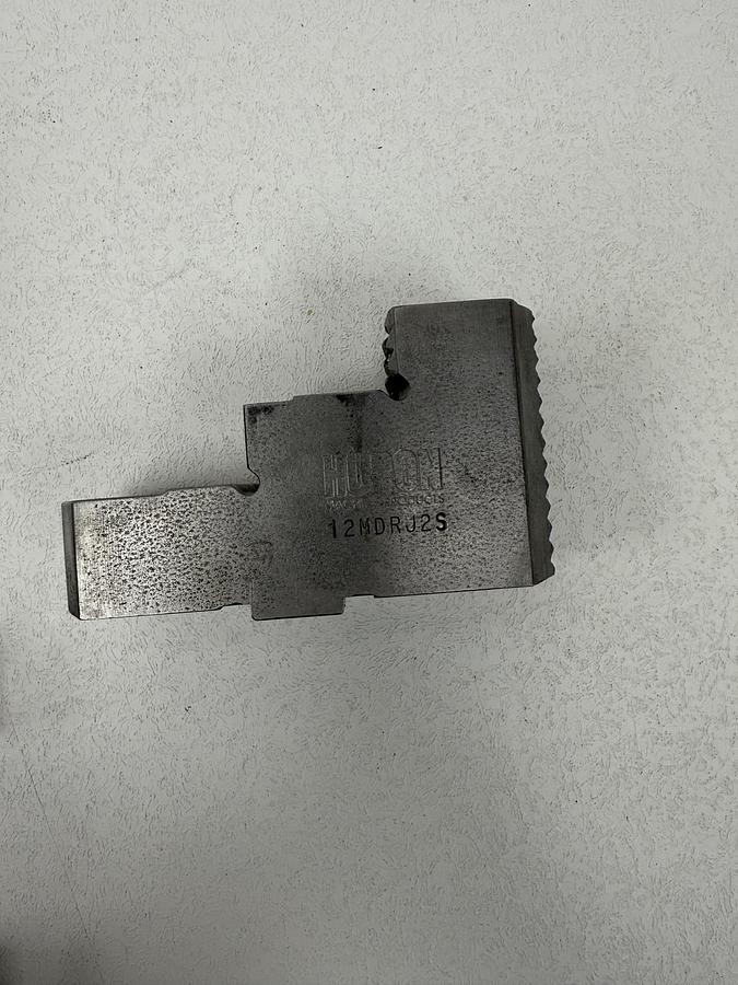 Used Set of 3 Huron Hard Jaws 12MDRJ2S GHC24