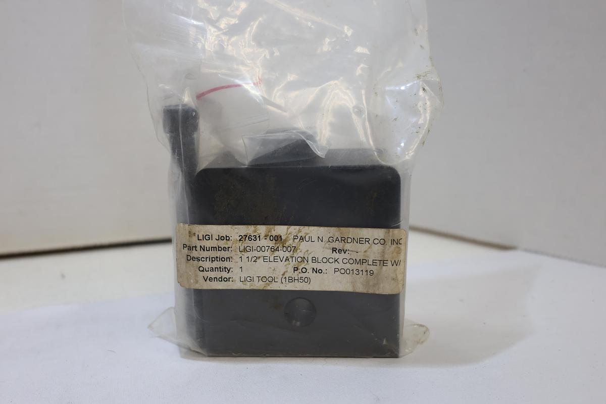 LIGI-00764-007 1-1/2" Elevation Block Assembly w/ Hardware - New