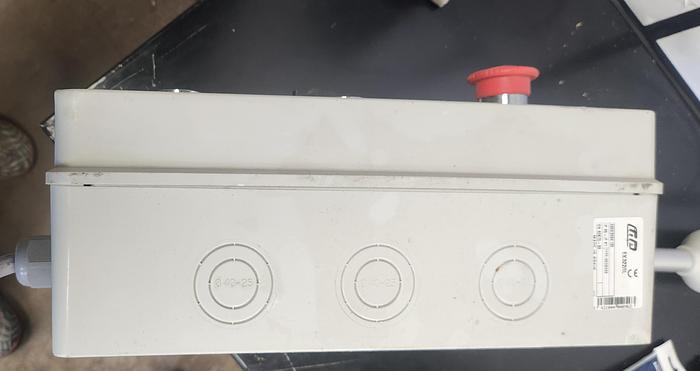 Used Box with emergency stop and light tower - Used