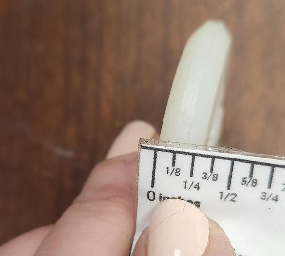 Used Lot of 4 - Nylon Wheel only - 2" Diam x 3/8" Wide - 3/8" Inside Hole Diam - GHB-71