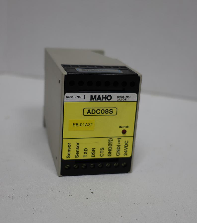 Used Maho ADC08S Analog Digital Converter – CNC Interface Module GHA-140