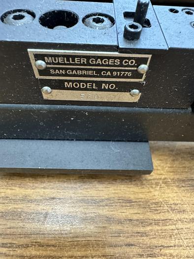 Used Mueller Gage - Model 56o - Shallow Diameter Gage GHA-175