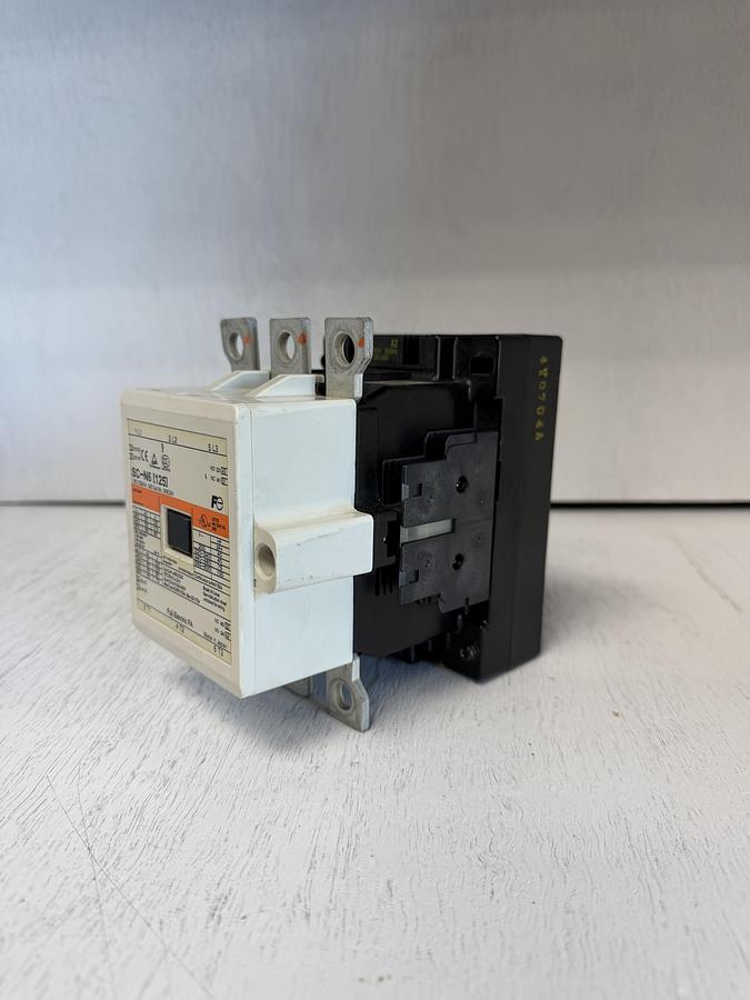 Used Fuji Electric SC-N6 Magnetic Motor Starter Contactor 125A 600V 3 Pole Coil 120V GHA-180