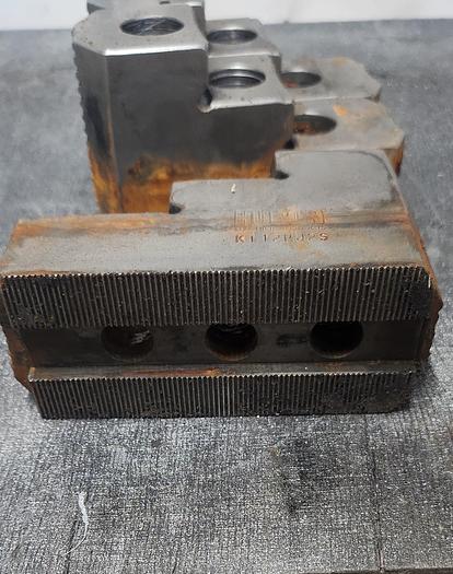 Used HURON KT12R12S, Serrated Soft Jaw - Set of 3 - GHA-30