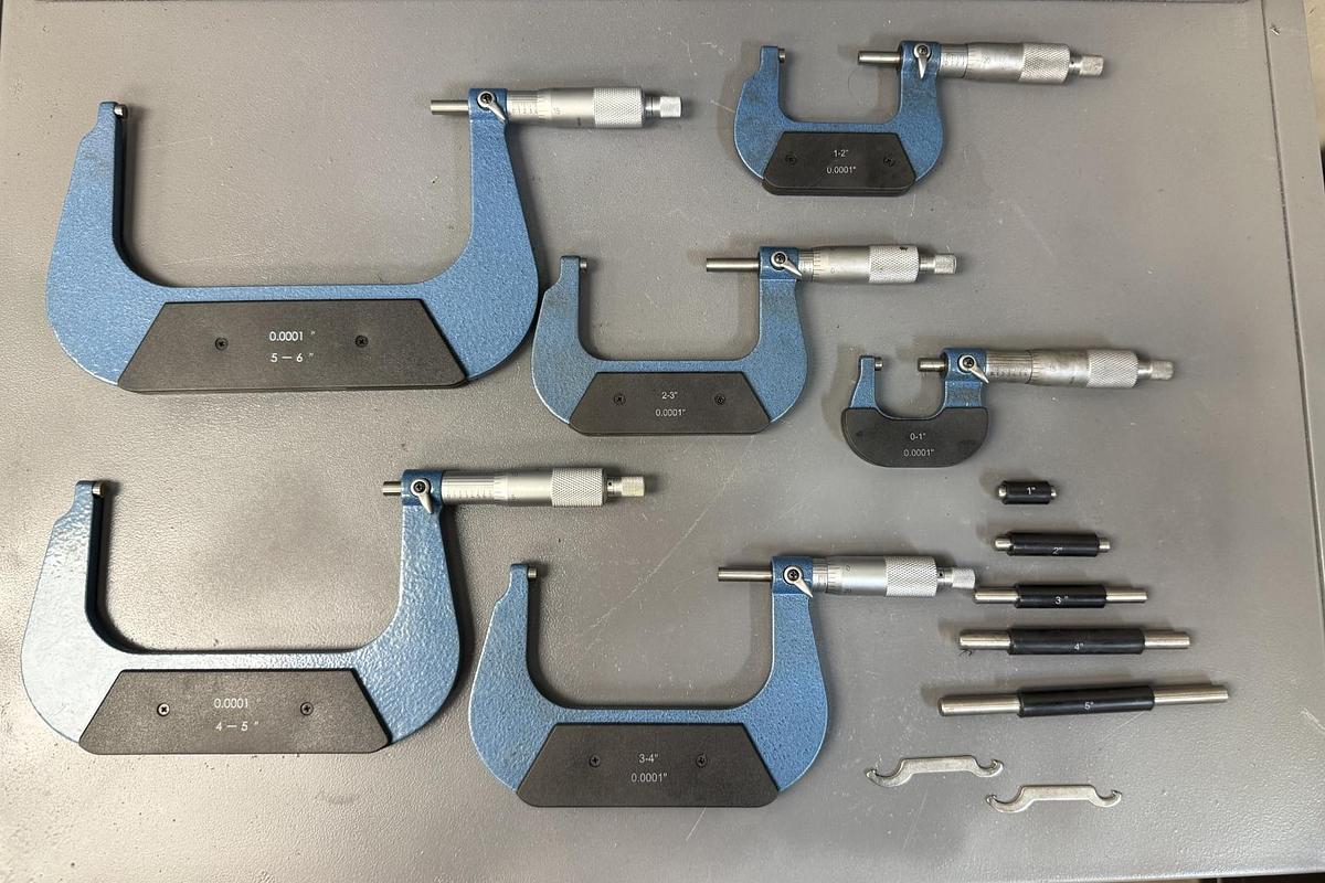 Used OUTSIDE MICROMETER RANGE 0-6"/.0001" GRADUATION GHB-39