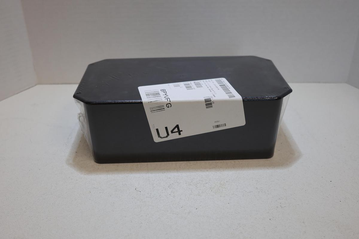 Bud Industries CUR-3285-MB ABS Utility Enclosure Box Recessed Cover New