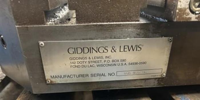Used Giddings & Lewis CNC Horizontal Mill Pallet 24-3/4" x 24-3/4" x 3" Thick - GHC-11