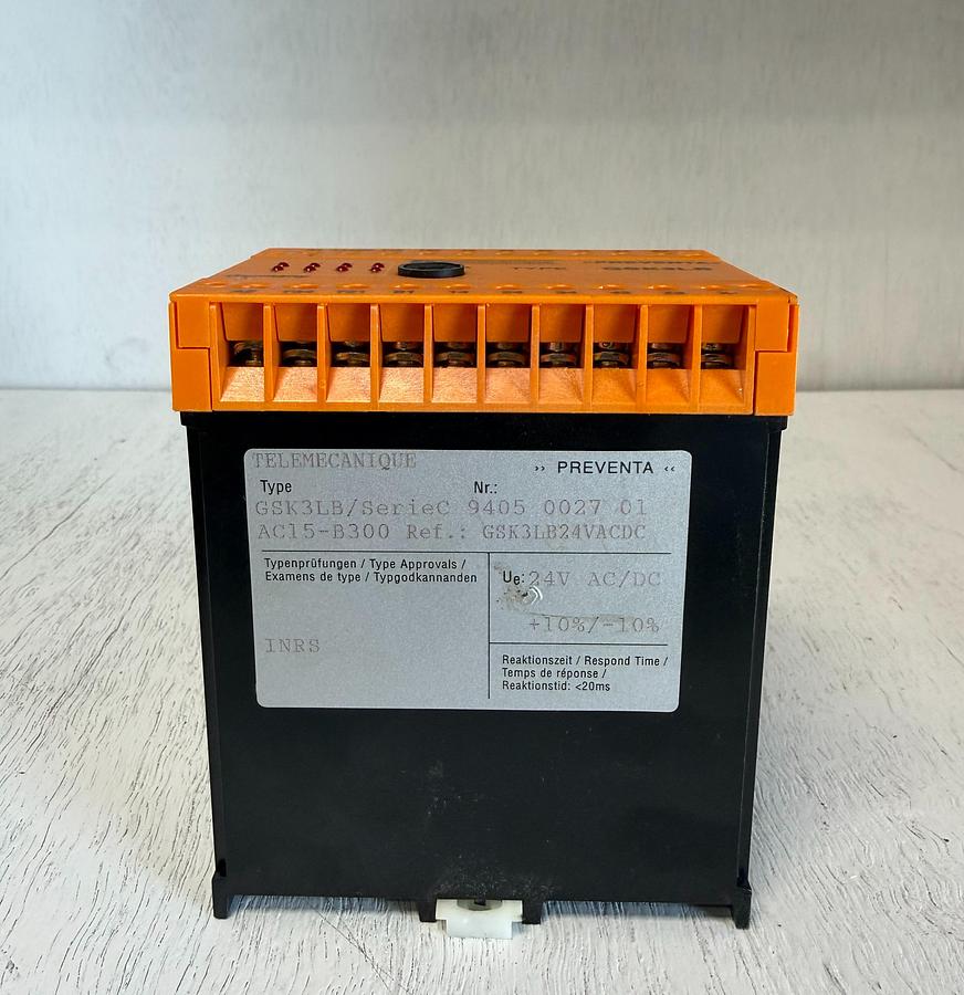 Used Telemecanique Preventa GSK3LB24VACDC Safety Relay 24V AC/DC GHA-180