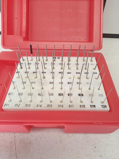 Used Hangda M0+ .011- .060 Pin Gage 50Pcs GH506