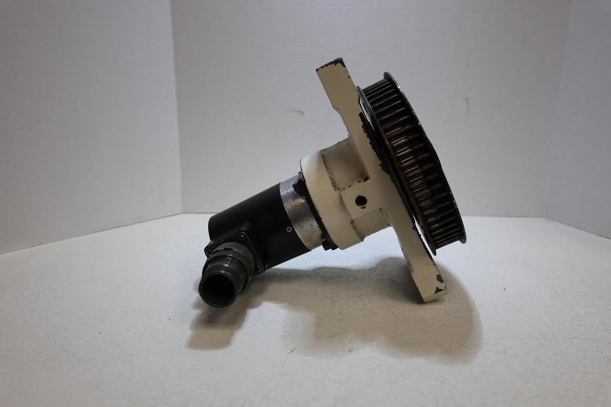 Used Fanuc A86L-0027-0001#002 Position Coder Unit w/ Pulley & Mount Used