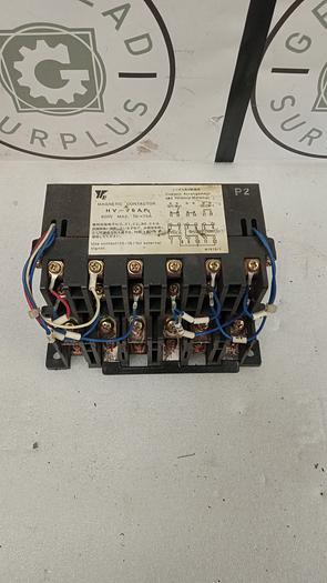 Used YASKAWA MAGNETIC CONTACTOR HV-75AP2 600V 75A N1978 GHA-157-C3