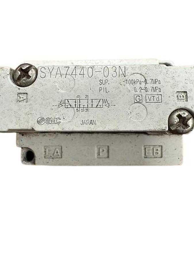 Used SMC SYA7440-03N / SYA744003N Pneumatic Solenoid Valve