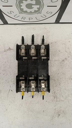 Used Gould Shawmut 60318 3 Pole 600V 30A Fuse Holder GH505