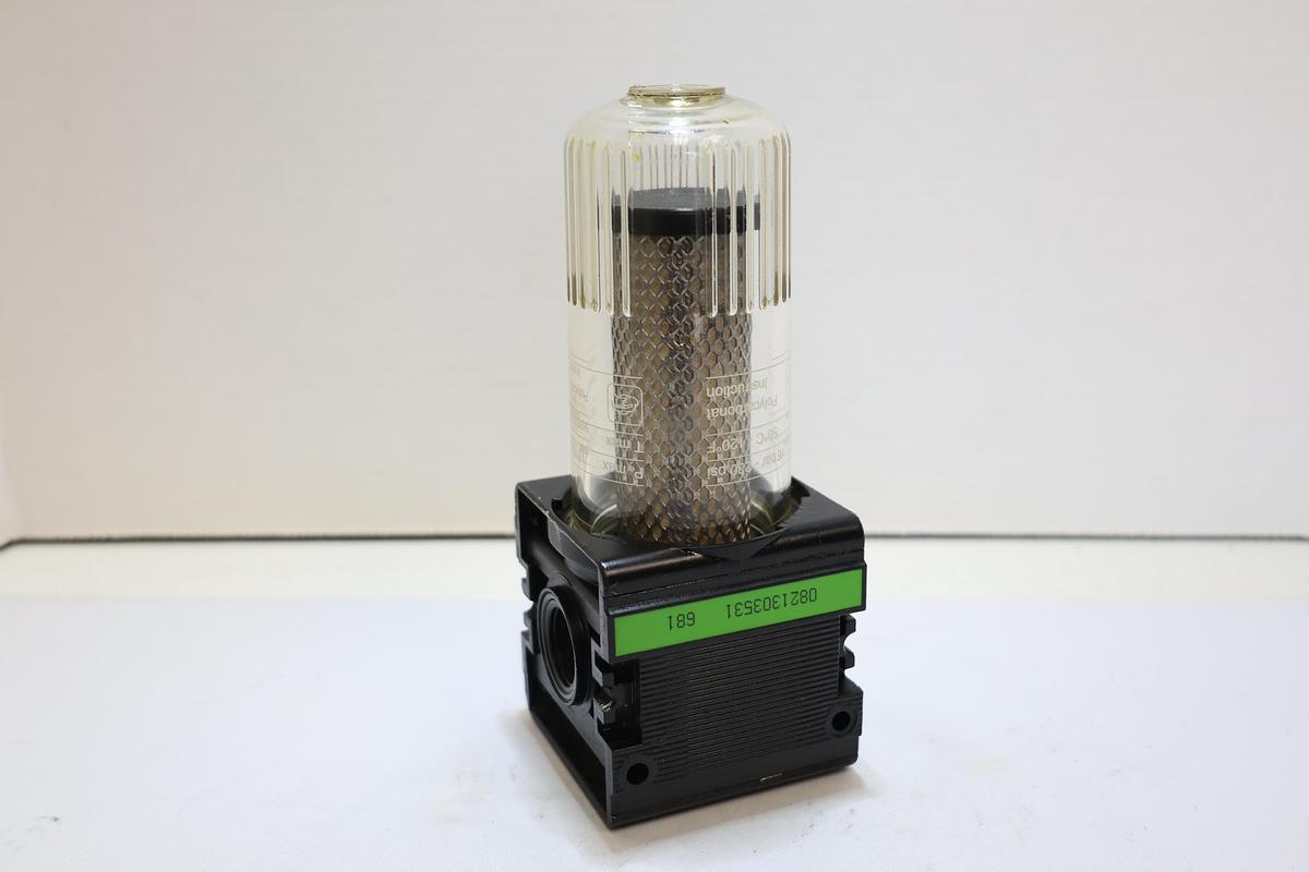 Used Bosch Rexroth 0821303531 Pneumatic Air Filter Assembly – 230 PSI, 1 Micron – Used
