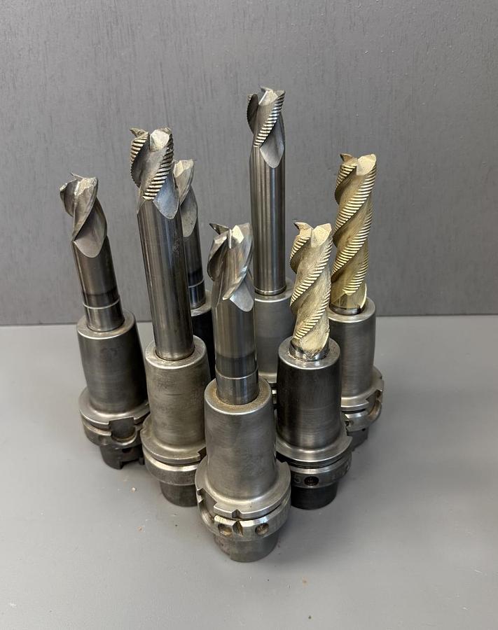 Used BRINEY HSK63ASF-100-374 Shrink Fit Tool Holder GHA-49