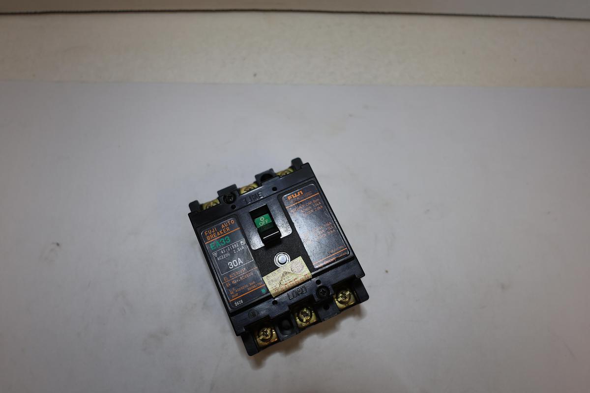 Used Fuji Auto Breaker EA33 30A 3 POLE GHA-157-C3