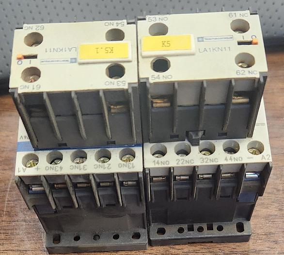 Used Telemecanique LA1KN11 Aux. Contact with CA4KN22 BW3 Coil: 24V DC 4 Pole 10A - GHA-99