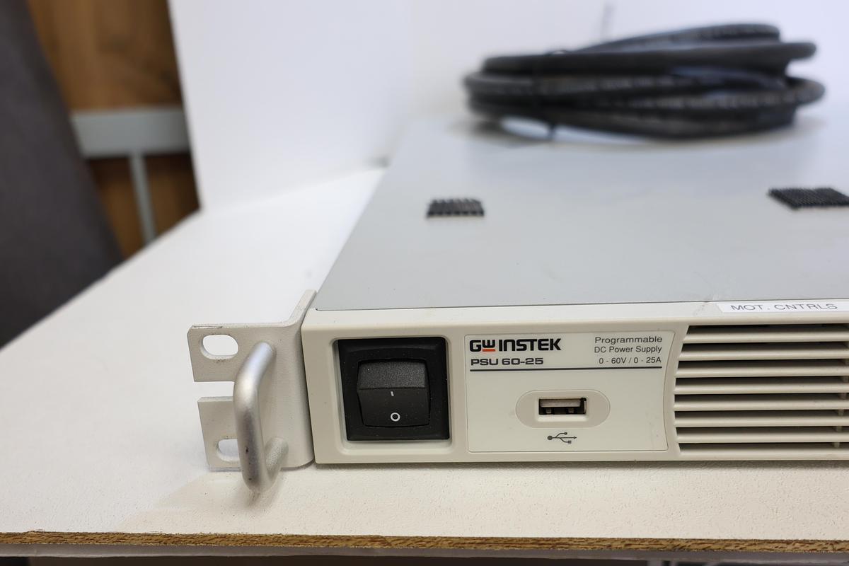 Used GW Instek PSU 60-25 Programmable DC Power Supply 0-60V 25A Rack Mount