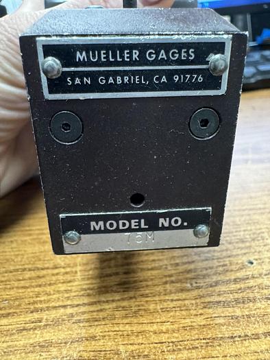 Used Mueller gages model 75m DIAMETER GAGES GHA-175