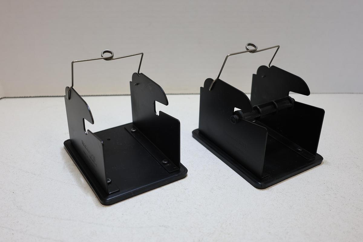 Used Lot of 2 Hakko 611-1 Soldering Iron Holders Stands Bench Mount