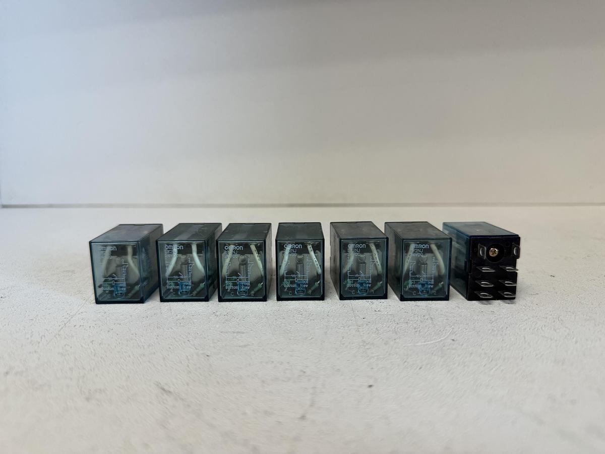 Used (Lot of 7) Omron LY2NJ 24VDC Relays GHGC-D15