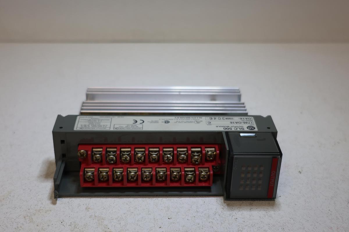 Used Allen-Bradley SLC 500 1746-IA16 Input Module 85–132VAC Ser C PLC GHA-185