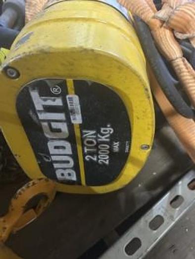 Used Budgit Man Guard 2 Ton Chain Hoist