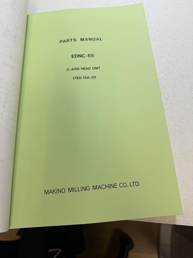 Used NC Electrical Discharge Machine Guide, Makino Milling Machine Parts Man GHGC-22