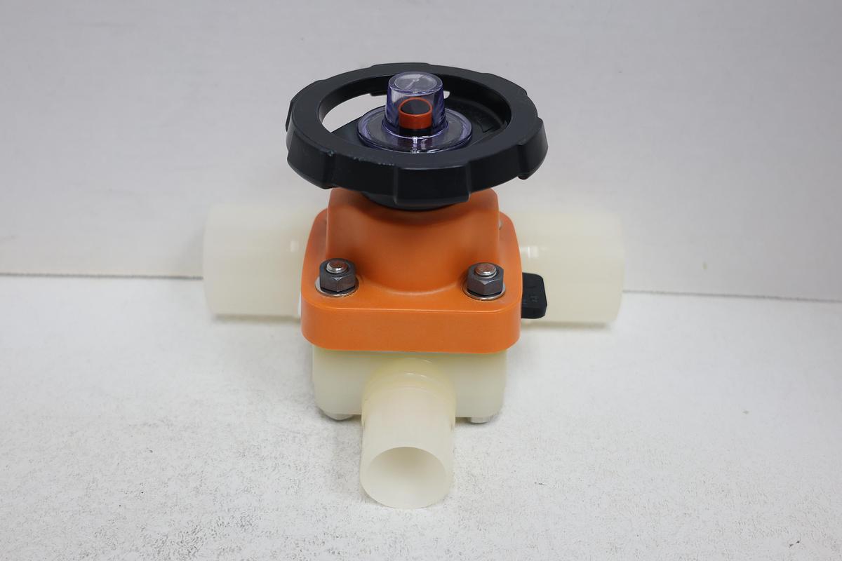 George Fischer +GF+ 175.319.009 SYGEF BCF-HP Zero Static Diaphragm Valve GHA-10