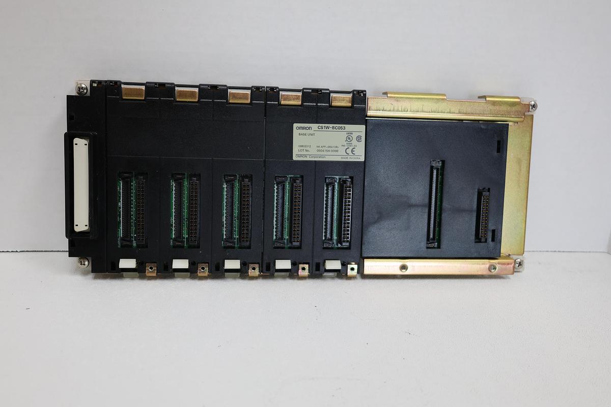 Used Omron CS1W-BC053 CS1 Series 5-Slot CPU Backplane Rack PLC Base Unit Used GHC-34