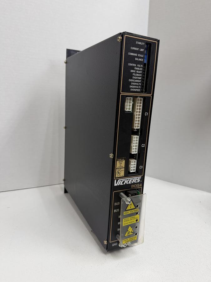 Used Cincinnati Milacron Vickers BDS4-206-23-412W32 Servo Drive GHA-51
