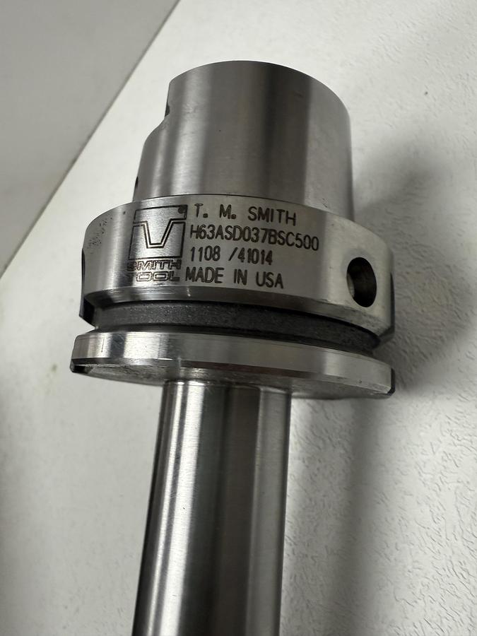 Used T.M Smith HSK Shrink Fit Tool Holder H63ASD037BSC500 GHC-28