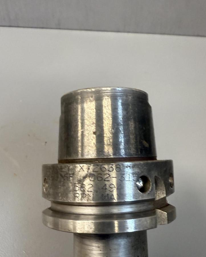 Used BRINEY HSK63ASF-062-315 Shrink Fit Tool Holder GHA-GS54