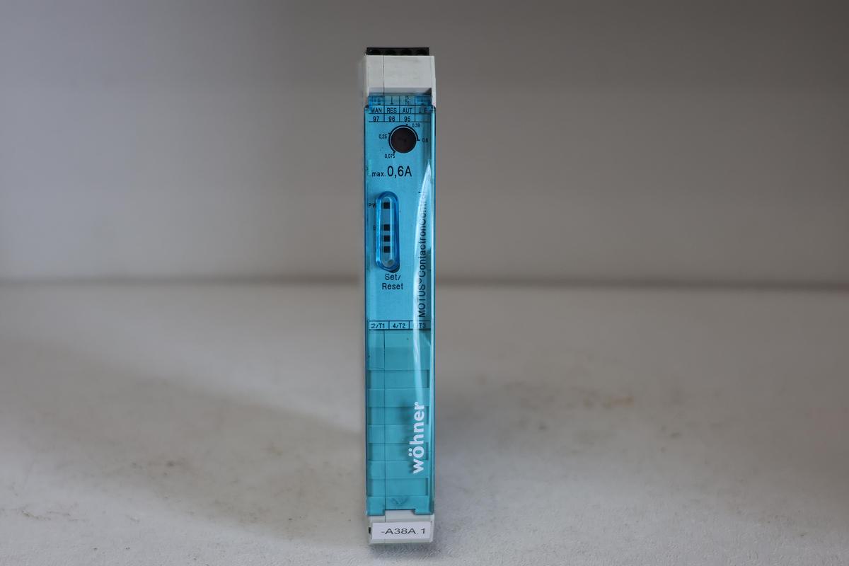 Used Wohner MOTUS Contactron Control 0,6A – Hybrid Motor Starter 36109  GHA-54