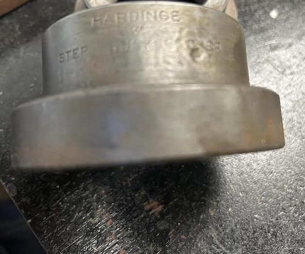 Used Hardinge 5C 3" Step Chuck Closer with 2-3/16" Threaded Mount - GHB-62