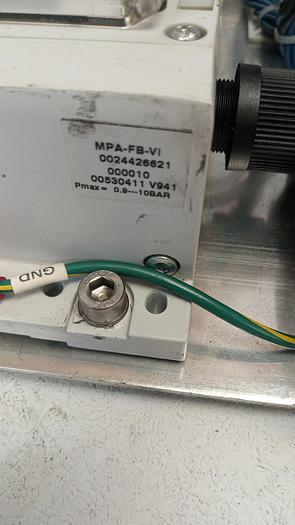 Used Charmilles CMM Roboform 550 FESTO 1955542 Pneumatic Control Panel GH508