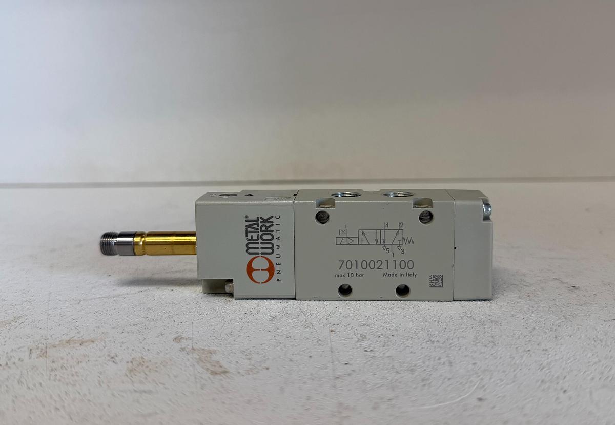 Used Metal Work Pneumatic 7010021100 Solenoid Valve Max 10 Bar GHGC-15