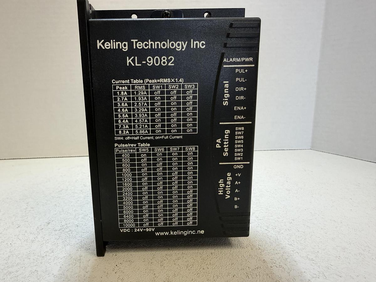 Used Keling Technology KL-9082 Microstepping Driver